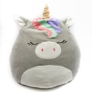 Kellytoy Teresa The Grey Unicorn Squishmallows